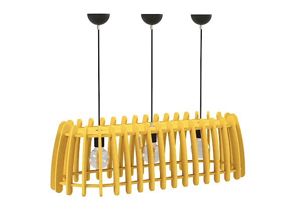 Acoustic Pendant Lamp Lumifelt Three