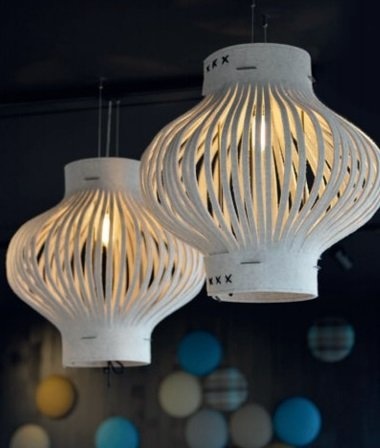 Acoustic Pendant Light BuzziLight Mono