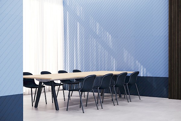 Diagonal Acoustic Pattern Panel - 2400x1200