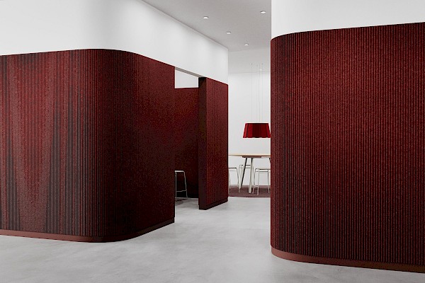 Line Acoustic Curve Panel - 2400x1200