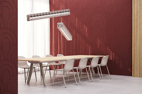 Rainbow Acoustic Pattern Panel - 2400x1200