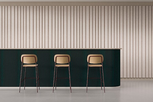Rib Acoustic Curve Panel - 1130x2880