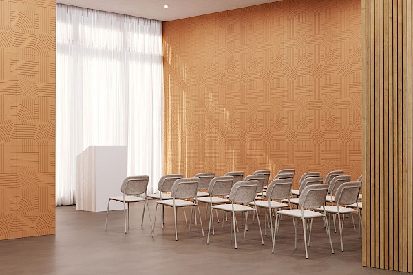 Streets Acoustic Pattern Panel - 2400x1200