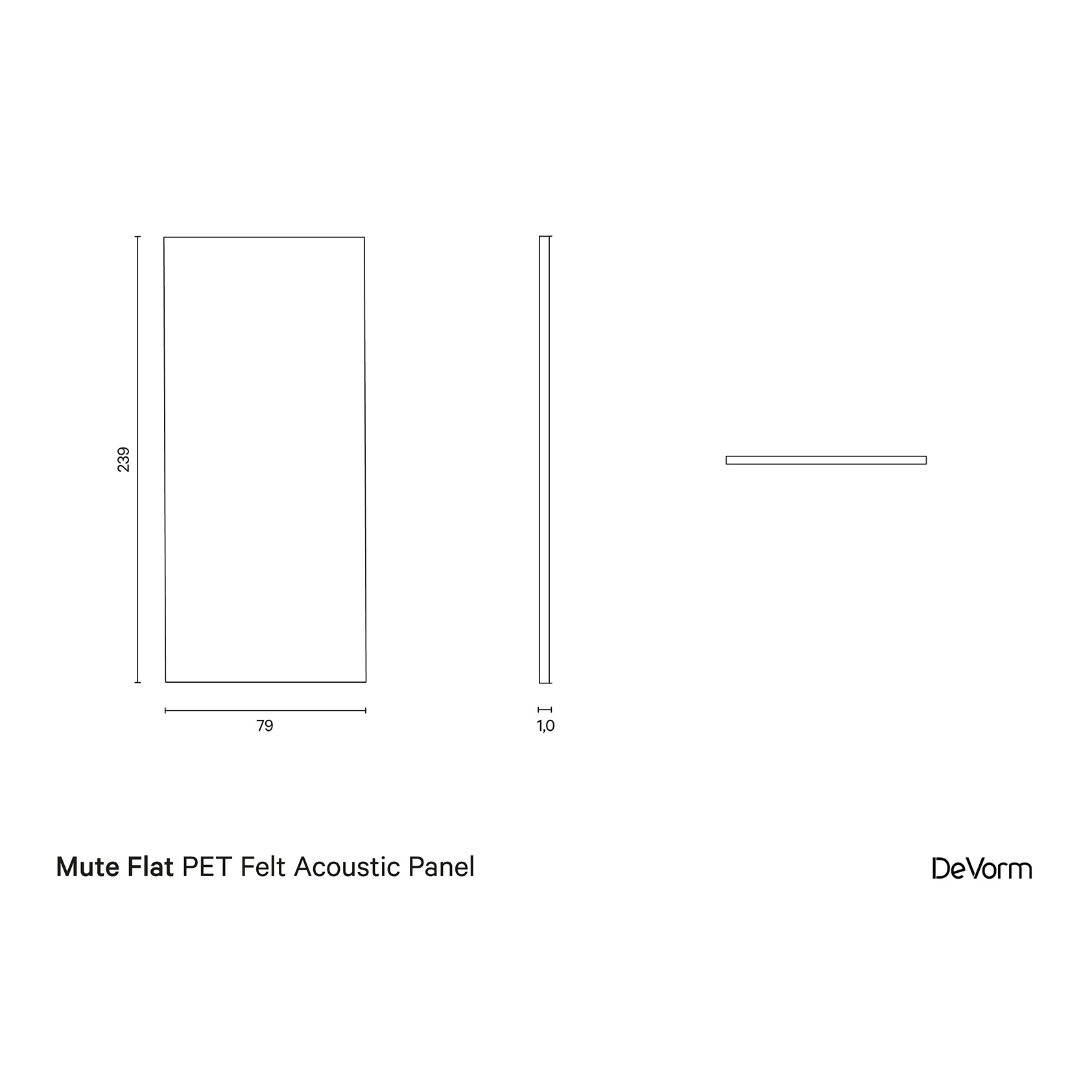 Mute_Flat_PET_Filz_Akustikplatte_DieForm