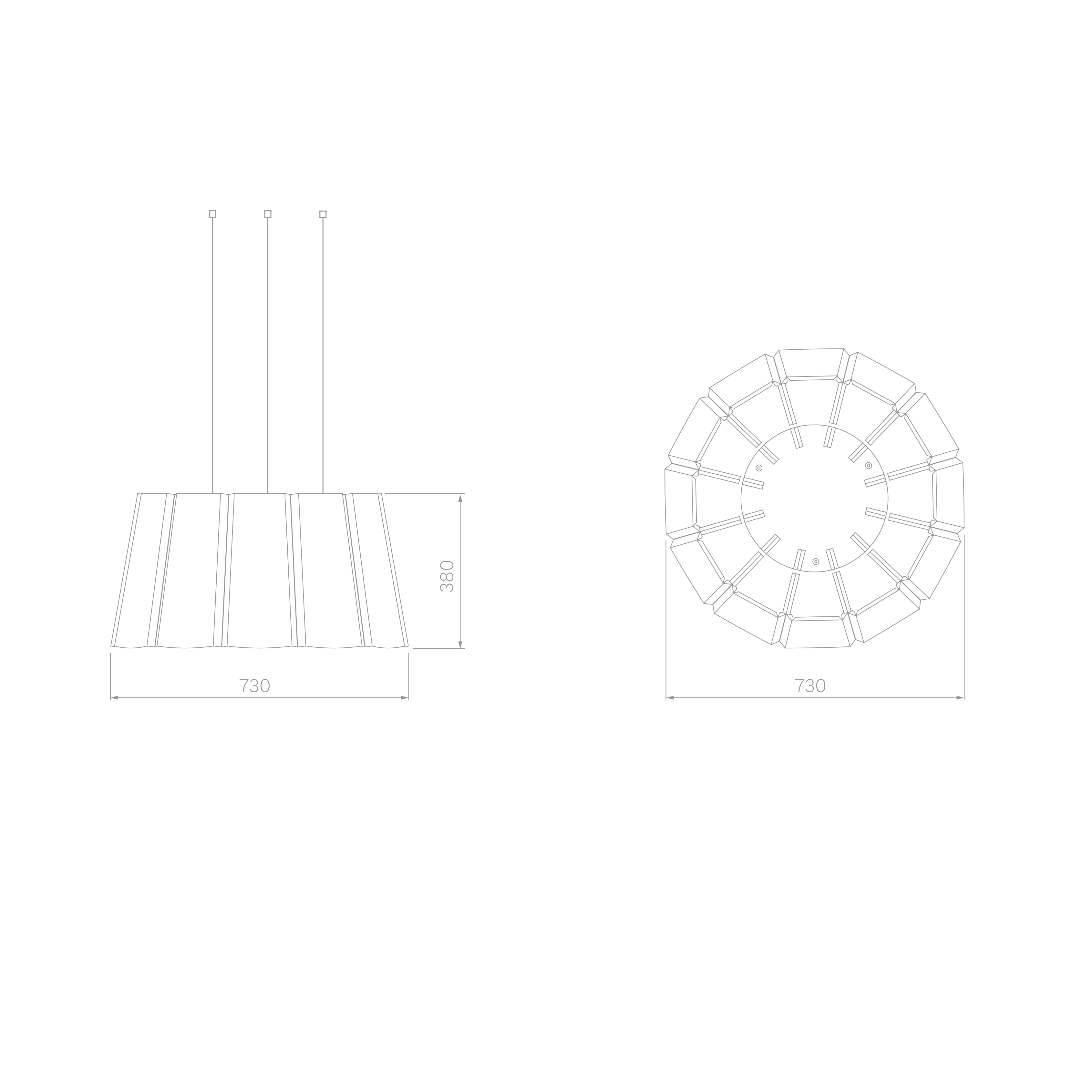 ReFelt-Aster-Acoustic-Lamp-Medium-Technical-Drawing